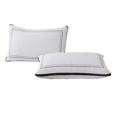 Ishur 伊舒爾 羽之超柔棉枕 100%精梳棉表布 5秒快速回彈, 45 x 75cm, 2個