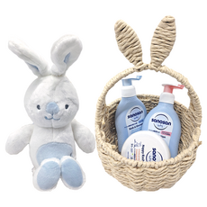 sanosan baby re:mind QQ兔提籃禮盒, 1組