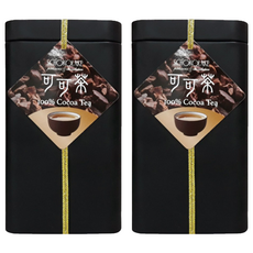 SCHOKOLAKE 巧克力雲莊 天然可可茶, 厄瓜多產區Arriba可可豆, 100% Cocoa Tea, 50公克, 5g, 10包, 2盒