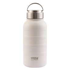 TYESO 泰碩 304不鏽鋼毛毛蟲保溫瓶, 白色, 750ml, 1個