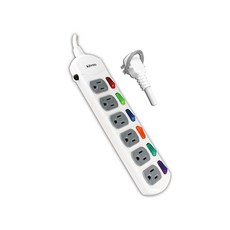 Kinyo 6開6插延長線 3孔, 2.7m, CG166-9, 1條