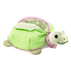 Steiff 德國金耳釦泰迪熊 嬰幼兒玩偶, 36cm, little circus turtle with bag, 1個