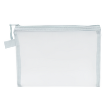 小麥購物 G069 簡約網紗筆袋 A5 16g, 6個, 白色