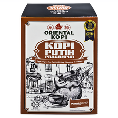 ORIENTAL KOPI 華陽 南洋風味白咖啡 三合一 炭燒風味, 40g, 10包, 1盒