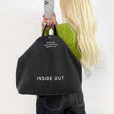 FROMHEAVEN INSIDE OUT 復古環保帆布斜背包 H834
