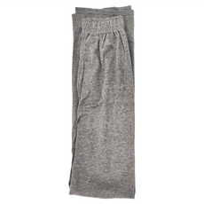 蔓米克 抽繩加厚羊絨素色直筒寬褲, 均碼(40-70KG), 灰色