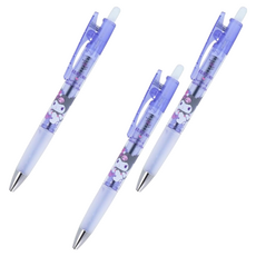 sun-star 三麗鷗 Kuromi 原子筆 0.7mm, 酷洛米, 3支