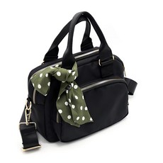 露露包 女用 Vivian 斜背包 + 隨機配件出貨, 黑色(包)