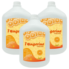 Chuli 初梨 柑橘洗潔精 冷壓橘油 添加小蘇打, 3.5L, 3瓶