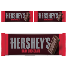 HERSHEY'S 好時 黑巧克力 片裝, 40g, 3包