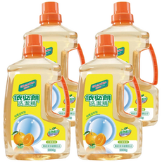 依必朗 香橙植萃洗潔精, 2.8kg, 4桶