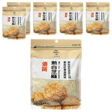 忠良實業 熟白芝麻, 優質增加色澤添風味, 220g, 6包