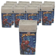 MARVEL 漫威 SPIDER-MAN 蜘蛛人 製圖橡擦 塑膠, 人在左邊, 12個