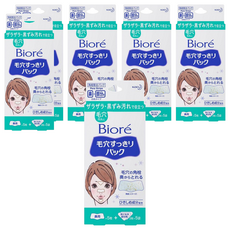 Biore 蜜妮 粉刺黑頭鼻頭毛孔清潔吸皮脂部位貼布 鼻貼*5+三角貼*10, 15片, 6盒
