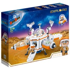 BanBao 邦寶積木 火星探險系列 積木 NO.6415 1kg, 火星登陸艙, 1盒