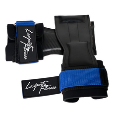 Lexports Fitness 勵動風潮 專業重訓健身皮革拉力帶 (PRO & FIT) 經典原色 皇家藍, FIT XS-M, 1雙