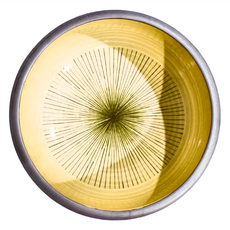 綠十草厚8缽 - 日本製 陶瓷 寬23.5/高7.5cm 容量1540mL, 1個