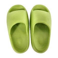 元氣滿滿小胖饅頭氣墊拖鞋 優雅綠 36-37碼