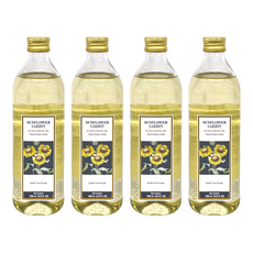 SUNFLOWER GARDEN 向日葵莊園 特級葵花油 富含維他命E 耐高溫且低油煙, 1L, 4瓶