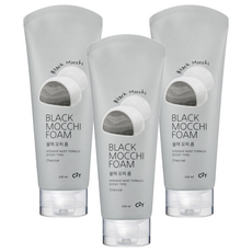 C2Y 黑麻糬泡沫洗面乳, 220ml, 3條