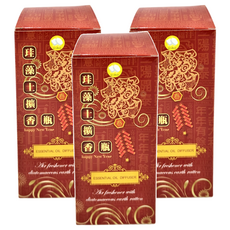 QIDINA 喜氣拜年精油擴香瓶 200ML 台灣製造, 3瓶, 小蒼蘭