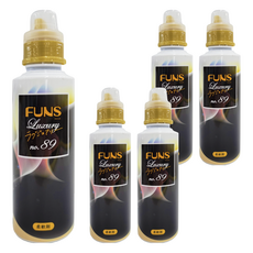 第一石鹼 FUNS Luxury奢華衣物柔軟精 (玫瑰麝香), 600ml, 5瓶