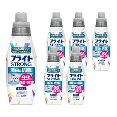 LION 獅王 STRONG 強效去污漂白劑 510ml, 漂白除菌，適用於彩色衣物, 6罐