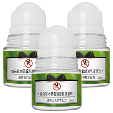 QUNDO 康朵 草本防蚊清涼乳液滾珠, 30ml, 3罐
