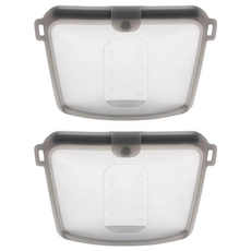 sillymann 100%鉑金矽膠密封袋 1000ml -40~250°C, 大(L), 1入, 2個