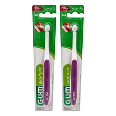 SUNSTAR 三詩達 G.U.M 308牙溝縫隙尖頭花束牙刷 3排7束, 0.2mm, 1支, 2支