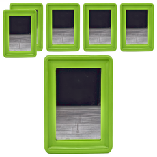 GIMI 吉米 K-826 吉米花紋鏡, 16x12x1.5cm, 聚苯乙烯PS 主體 + 鏡子, 顏色隨機