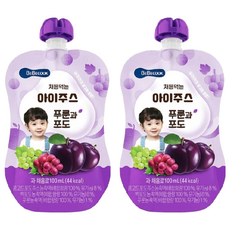 BEBECOOK 嬰幼兒綜合葡萄西梅汁 100%純果汁 富含多種蔬果 無人工香料色素砂糖, 100ml, 2包