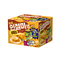 ORION 好麗友 迷你烏龜玉米脆片 黃豆粉味 12入, 360g, 1盒