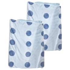 ONE&ONE 慶峯棉業 棉花糖圓點瞬吸浴巾, 顏色隨機, 2條