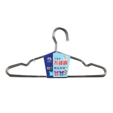 名仕 不鏽鋼兒童實心衣架 35cm, 10入, CHN573, 1組