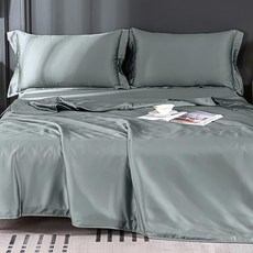 60支 100%純天絲TENCEL 簡約素色 雙人薄被套