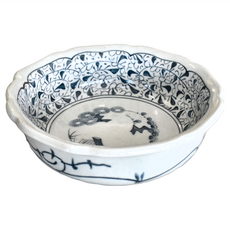 藍染藏 6吋厚缽 - 日本製 尺寸/寬X高(約)/17x3.5cm 容量(約)/300ml 材質/瓷器, 1個