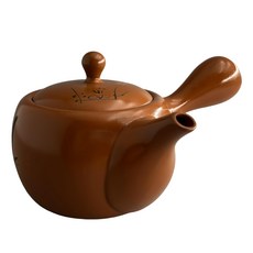 橫手急須壺, 1個, 朱紅色, 580ml