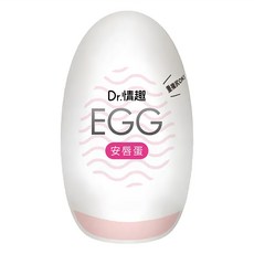 Dr.情趣 EGG飛機杯 107 x 63mm 183g, 白色, 1個