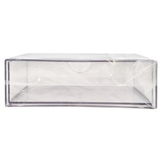 懶角落 組合鏡櫃收納盒 抽屜常規款, 透明, 1個