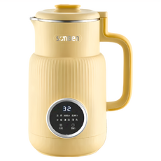 SOnGEn 松井 多功能蔬果輔食冷熱破壁調理機/豆漿機/果汁機 SG-331JU 奶油黃, 1個