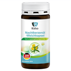 Kalso 科德司 月見草油軟膠囊, 500毫克, 含維生素E, 德國原裝進口, 200顆, 133g, 1罐