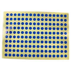 華麗牌 彩色標籤 WL-2028B 5mm 1600張, 藍色, 20包, 1盒