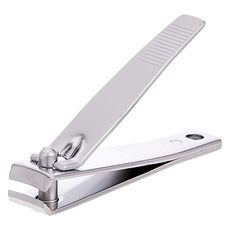 Credo 不鏽鋼平口指甲剪, 德國製造, 大尺寸, 1支, 銀色