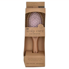 STAR KING 星之冠 頭皮按摩氣墊梳, 適用於所有髮質, 橢圓 顏色隨機, 1個