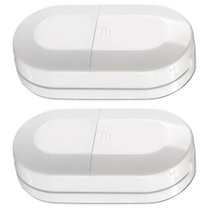 FaSoLa 多功能2in1切藥器儲藥盒, 304不鏽鋼刀片, 2個