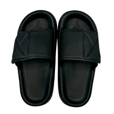 WUWU 男款 黏巴達厚底拖 MA074 42/43, 黑色, 270mm