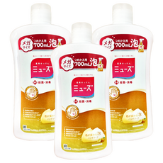 Muse 慕斯 洗手液 補充瓶 700ml (清新水果) 殺菌消毒, 3瓶