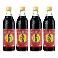 工研 烏酢 600ml - 風味濃醇, 適合煮湯、醃漬、涼拌等各式料理, 4瓶
