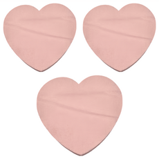 愛心型便利貼, 粉色, 100張, 3組